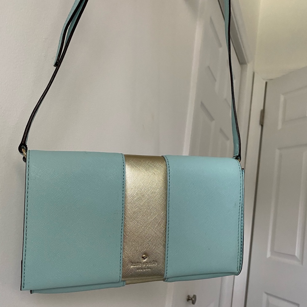 Kate Spade Teal crossbody bag